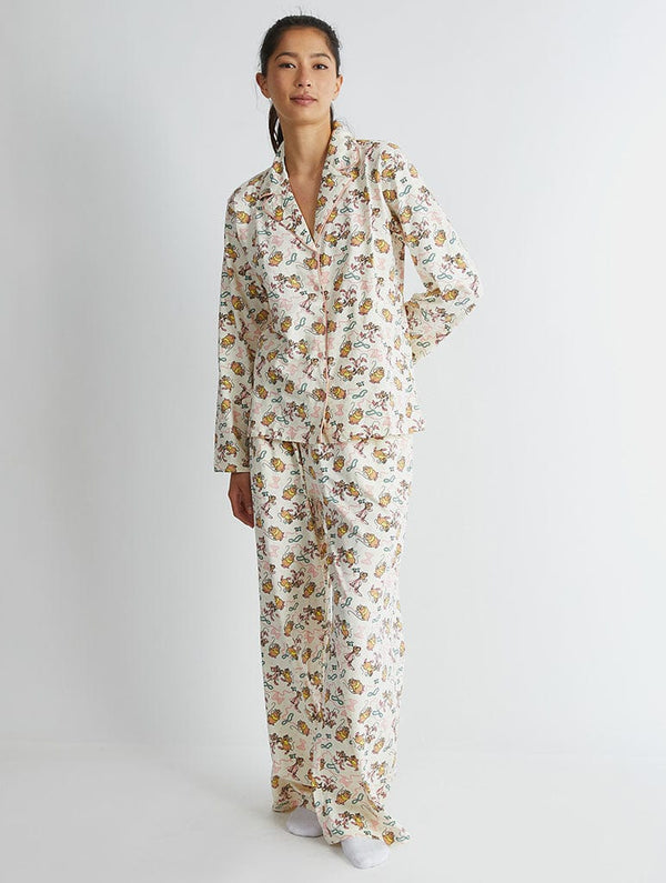 Skinnydip London Disney Jaq & Gus Pyjama Set In Ecru – Skinnydip London