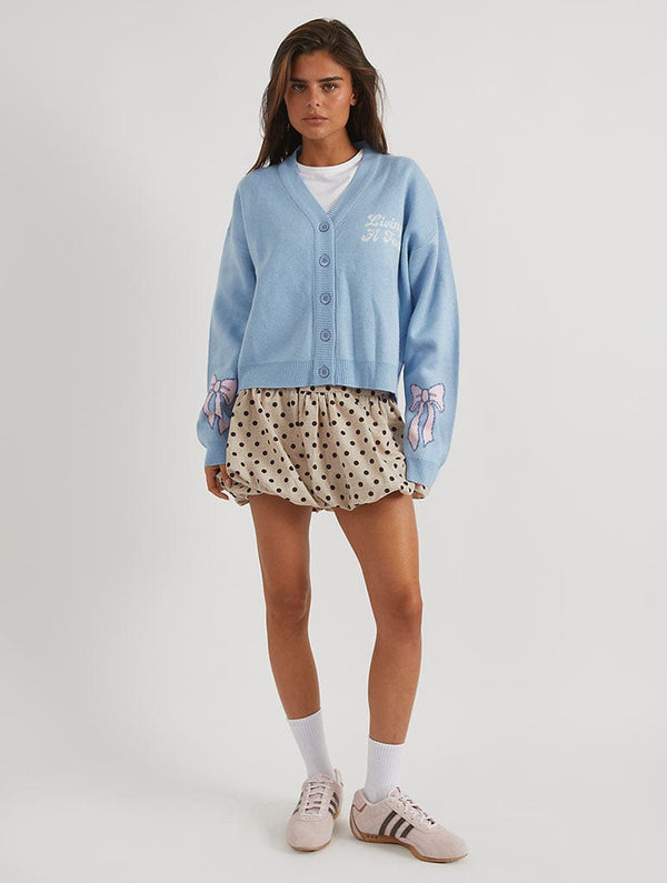 Skinnydip London Disney Living In A Fantasy Blue Knitted Cardigan