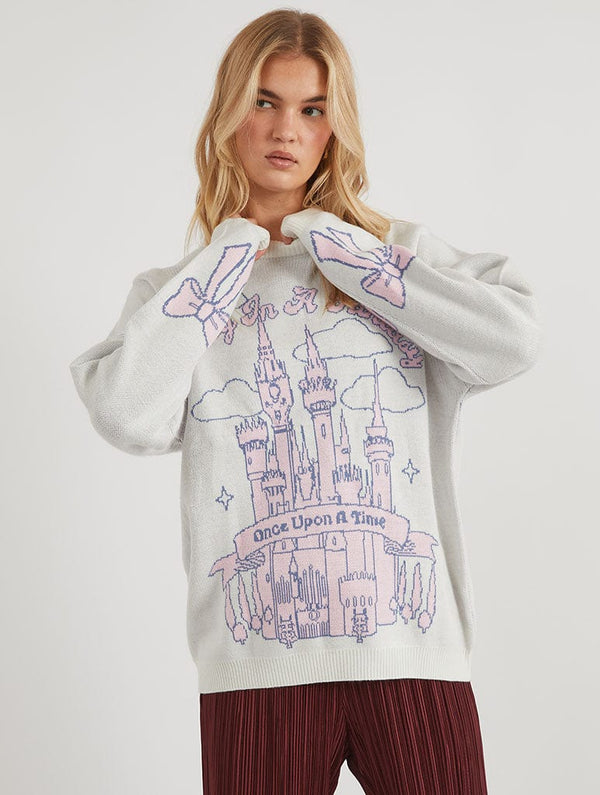 Skinnydip London Disney Living In A Fantasy Knitted Jumper Skinnydip London Disney Living In A Fantasy Knitted Jumper