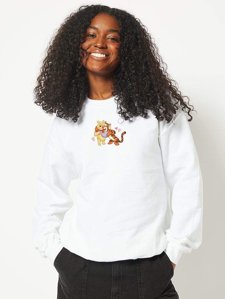 Skinnydip London Disney Love Winnie The Pooh Sweatshirt In White