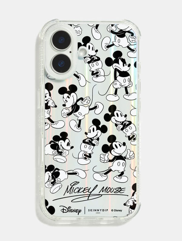 Skinnydip London Disney Mickey Mouse Black And White Shock iPhone Case – Skinnydip London