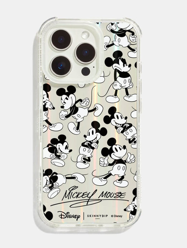 Skinnydip London Disney Mickey Mouse Black And White Shock iPhone Case