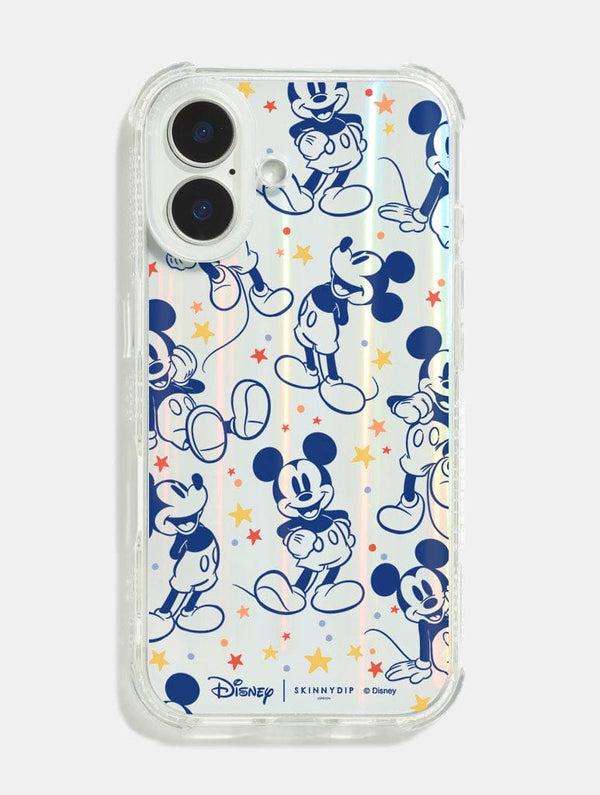 Skinnydip London Disney Mickey Mouse Blue Outline Shock iPhone Case