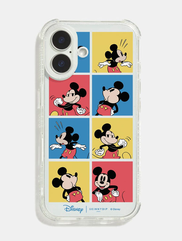 Skinnydip London Disney Mickey Mouse Comic Strip Shock iPhone Case