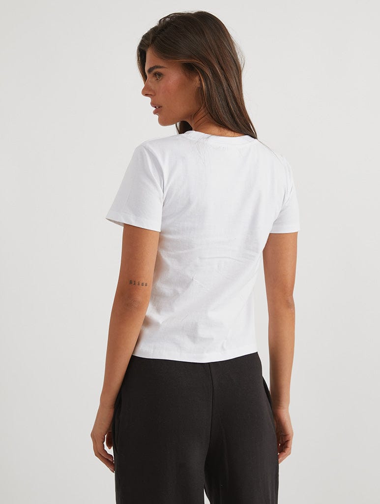 Skinnydip London Disney Minnie Mouse Daydream Valentine Baby T-Shirt In White