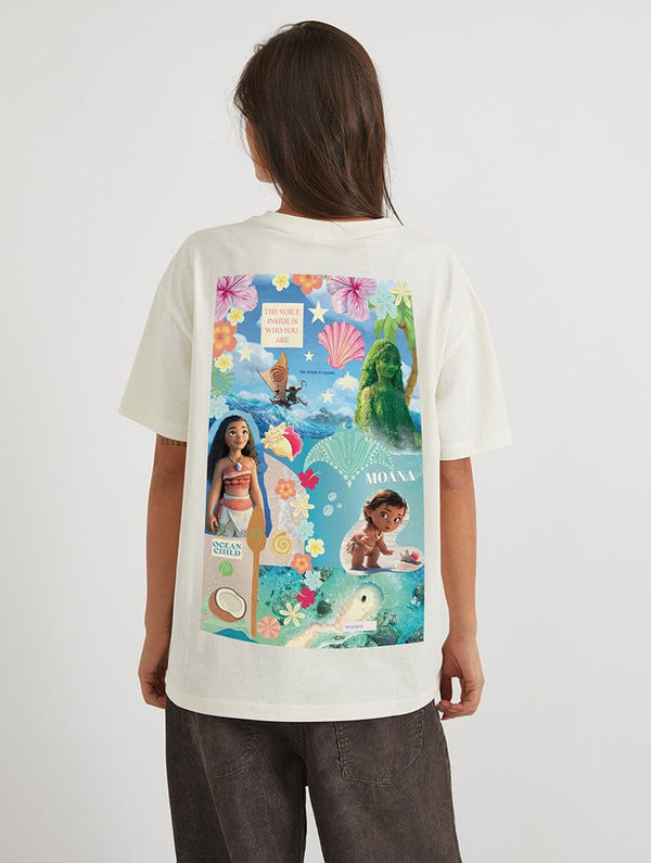 Skinnydip London Disney Moana Classic Poster T-Shirt In White