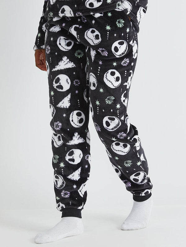 Skinnydip London Disney Nightmare Before Christmas Jack Skellington Fleece Pyjama Set – Skinnydip London