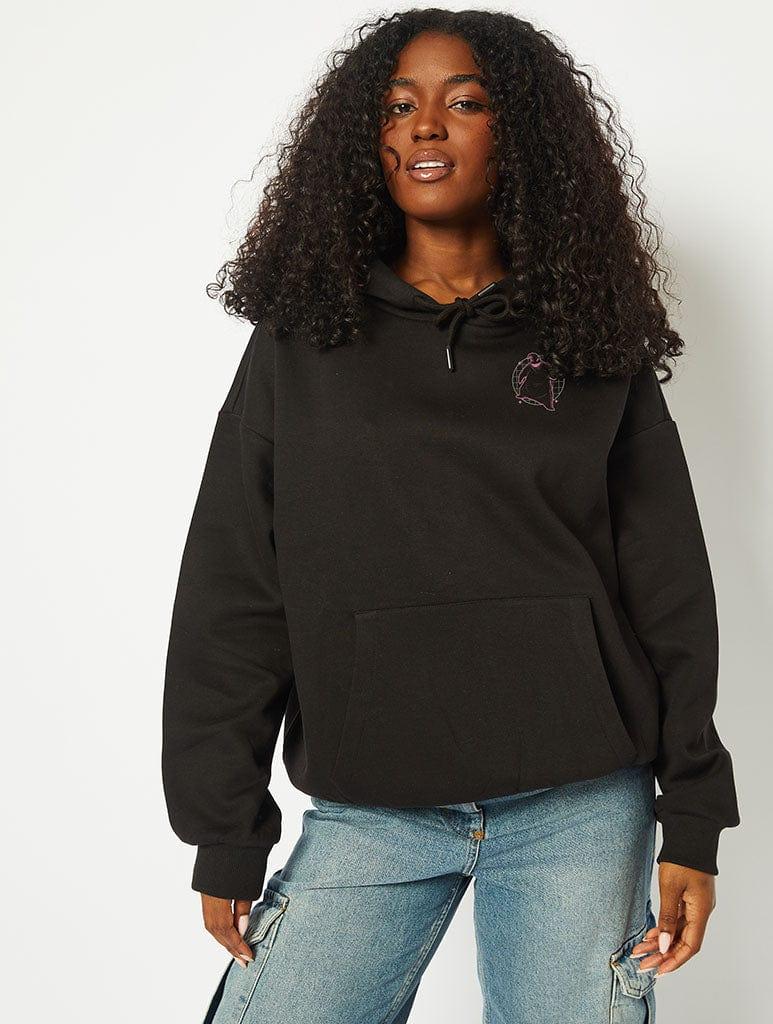 Skinnydip London Disney Oogie Boogie Hoodie In Black