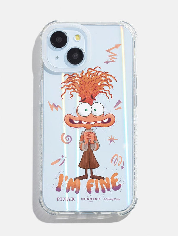 Skinnydip London Disney Pixar Anxiety I'm Fine Shock iPhone Case