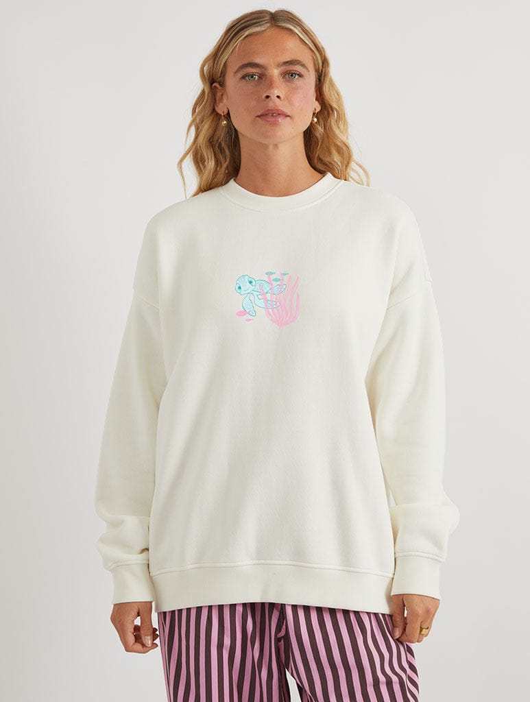 Skinnydip London Disney Pixar Finding Nemo Squirt Sweatshirt In White