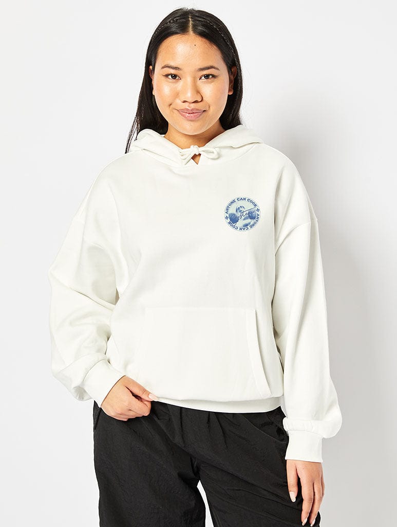Skinnydip London Disney Pixar Ratatouille Hoodie In White