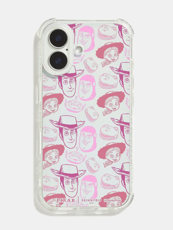 Skinnydip London Disney Pixar Toy Story Pink Repeat Shock iPhone Case