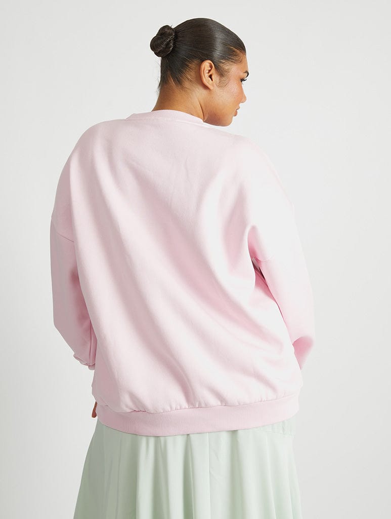 Skinnydip London Disney Princess Castle Aurora Sweatshirt In Pink – Skinnydip London