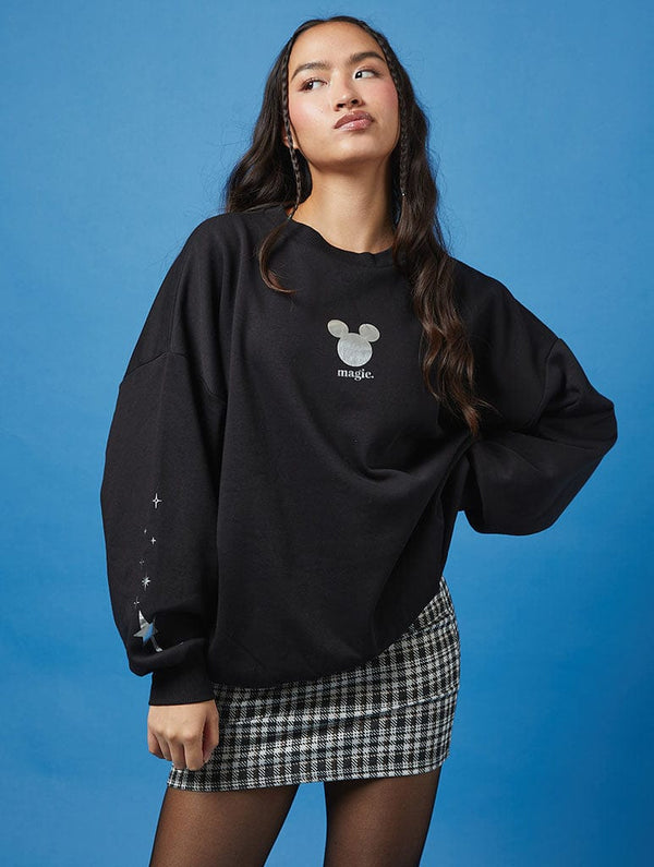 Skinnydip London Disney Silver Embroidered Castle Sweatshirt – Skinnydip London