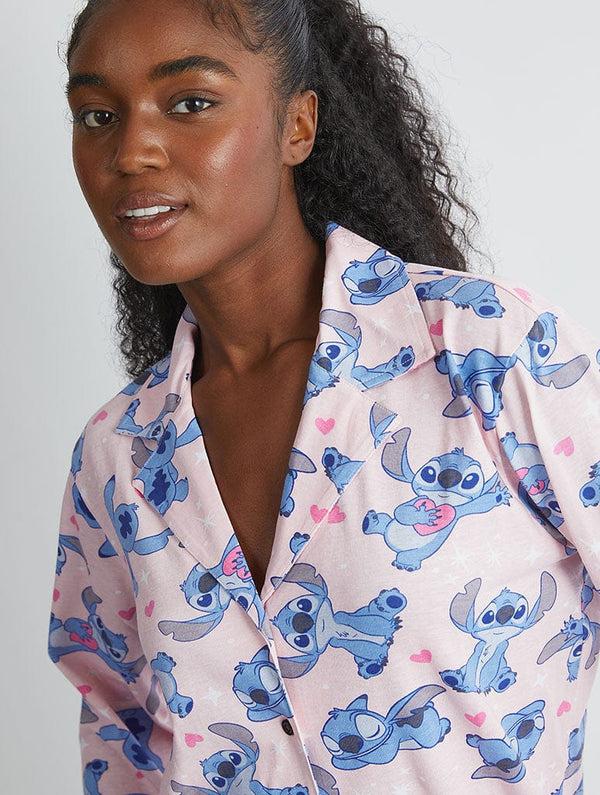 Skinnydip London Disney Stitch Pyjama Set In Pink – Skinnydip London