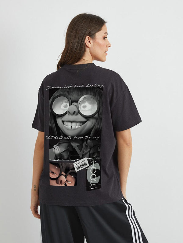 Skinnydip London Disney The Incredibles Edna Mode T-Shirt In Black