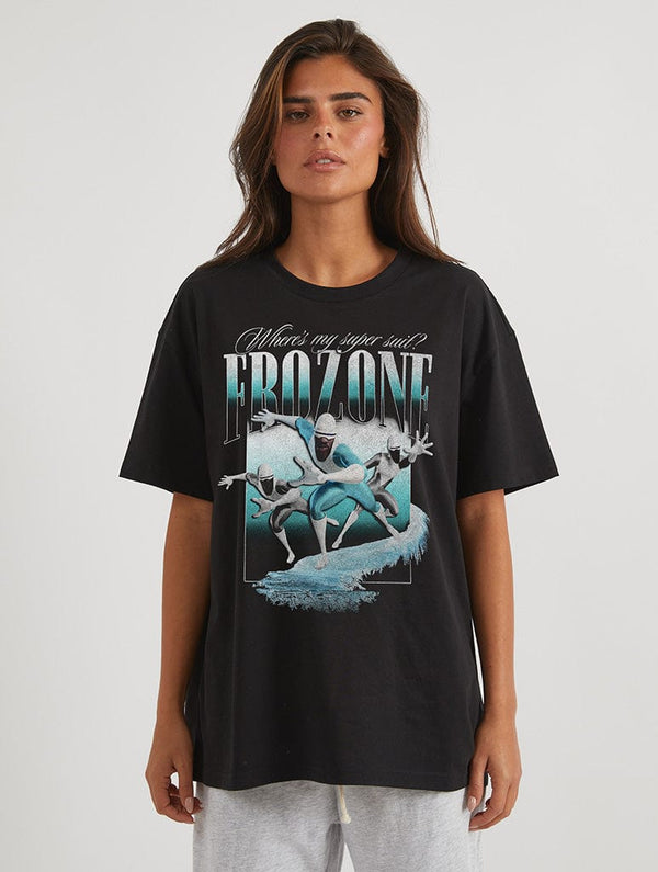 Skinnydip London Disney The Incredibles Frozone T-Shirt In Black