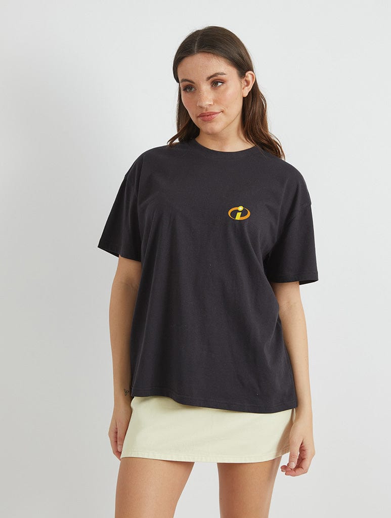 Skinnydip London Disney The Incredibles Poster T-Shirt In Black