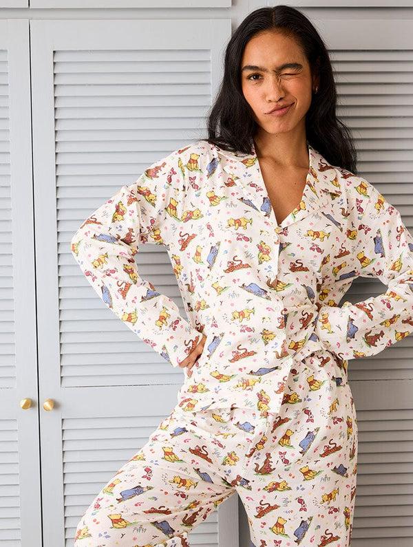 Skinnydip London Disney Winnie The Pooh Pyjama Set in Ecru – Skinnydip London