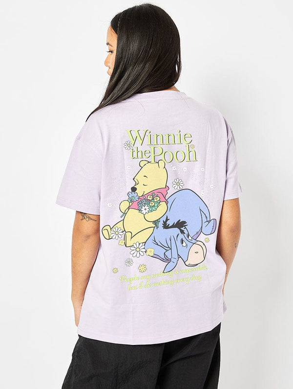 Skinnydip London Disney Winnie The Pooh T-Shirt In Lilac