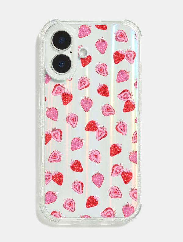 Skinnydip London Ditsy Strawberries Shock iPhone Case