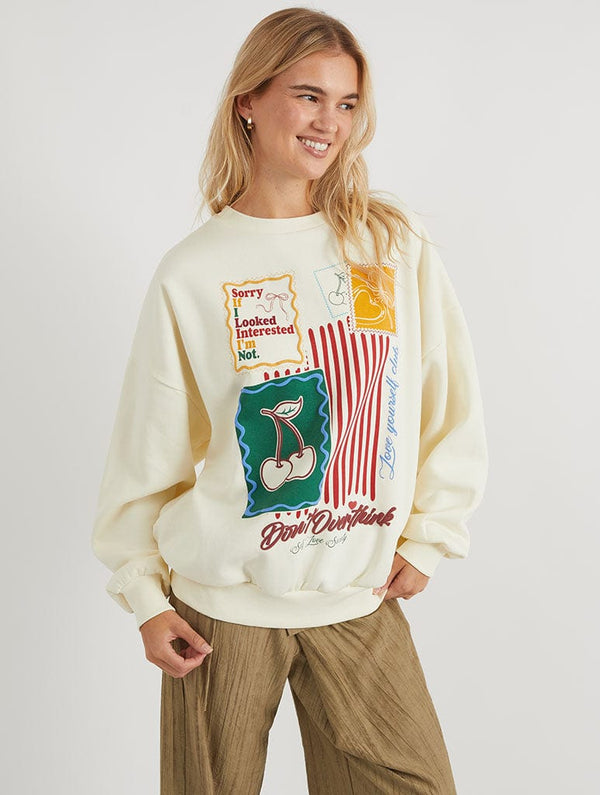 Skinnydip London Don't Overthink Sweatshirt – Skinnydip London