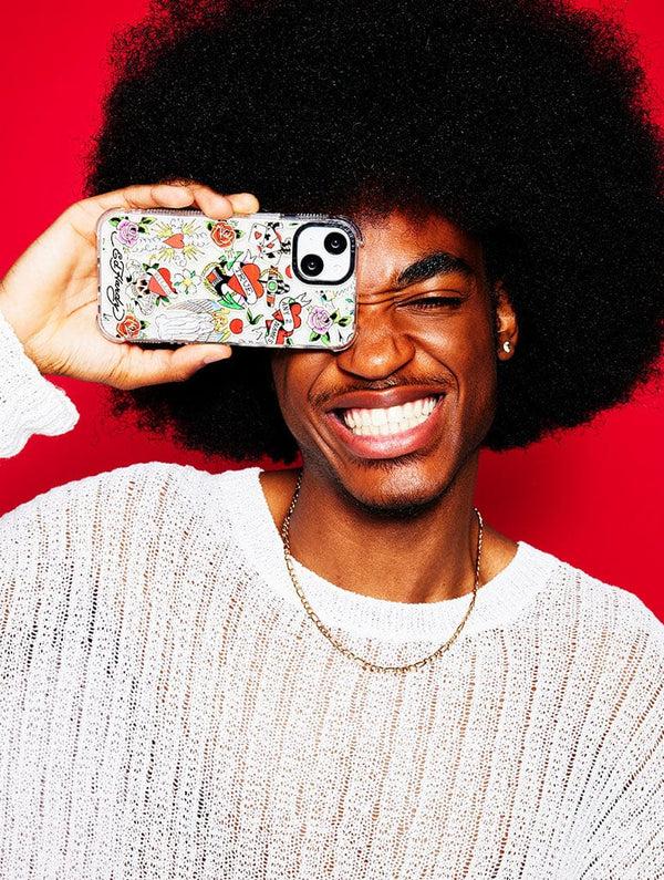 Skinnydip London Ed Hardy Tattoo Sticker Shock IPhone Case