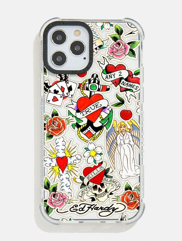 Skinnydip London Ed Hardy Tattoo Sticker Shock iPhone Case