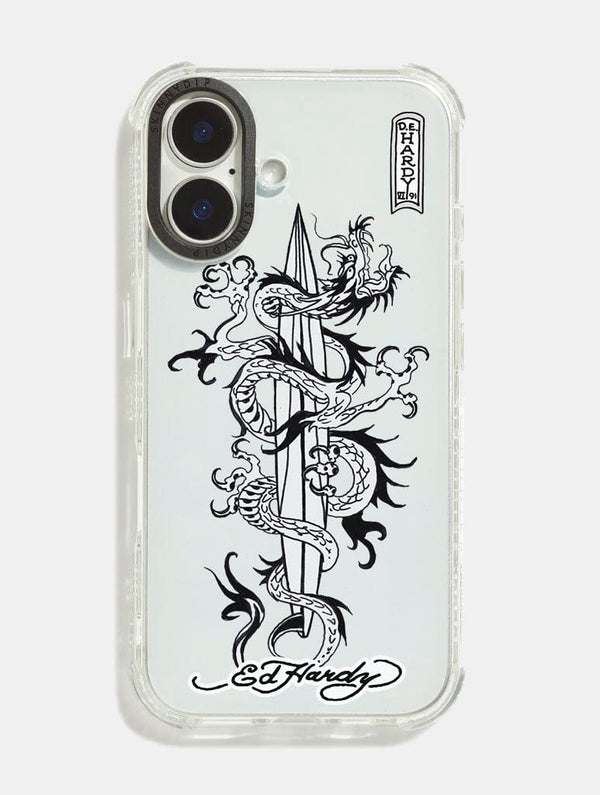 Skinnydip London Ed Hardy x Skinnydip Dragon Dagger Shock iPhone Case| Ed Hardy iPhone Cases