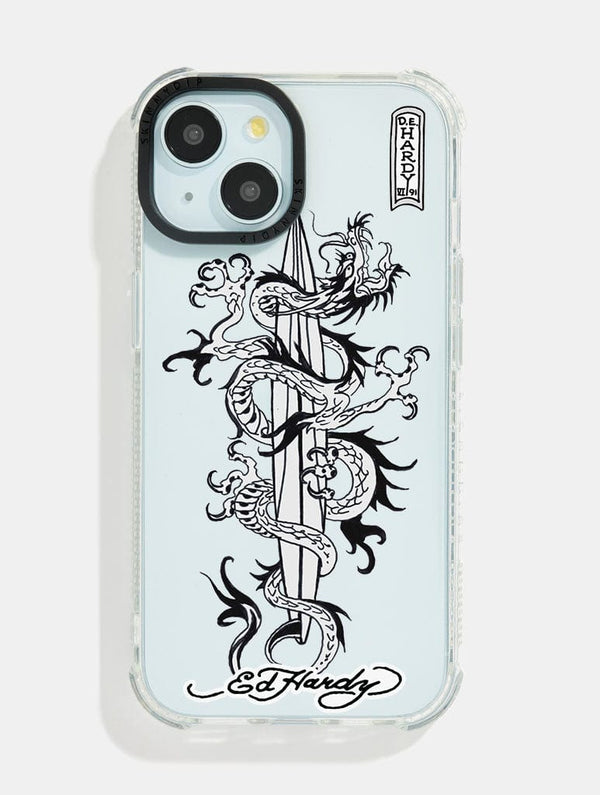 Skinnydip London Ed Hardy x Skinnydip Dragon Dagger Shock iPhone Case