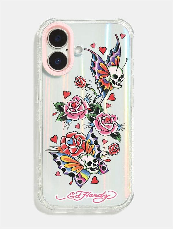 Skinnydip London Ed Hardy x Skinnydip Skull & Roses Shock iPhone Case