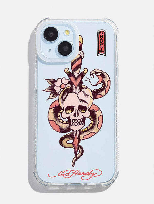 Skinnydip London Ed Hardy x Skinnydip Skull & Snake Shock iPhone Case