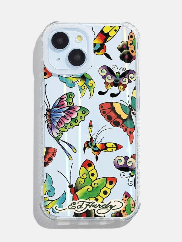 Skinnydip London Ed Hardy x Skinnydip Tattoo Butterfly Shock iPhone Case