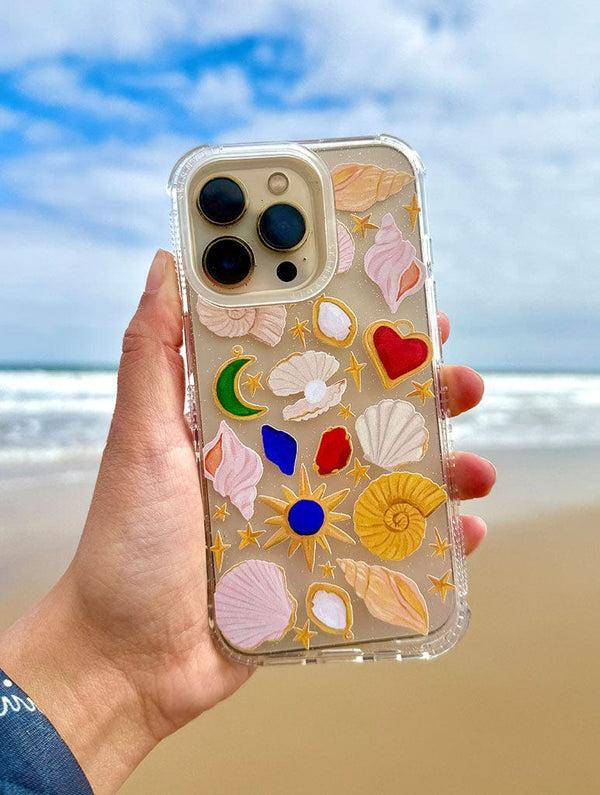Skinnydip London Elizabeth Rachael X Skinnydip Cosmic Shells Shock IPhone Case