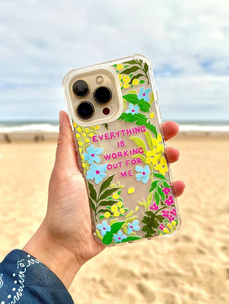 Skinnydip London Elizabeth Rachael X Skinnydip Everything Is Working Out For Me Shock IPhone Case
