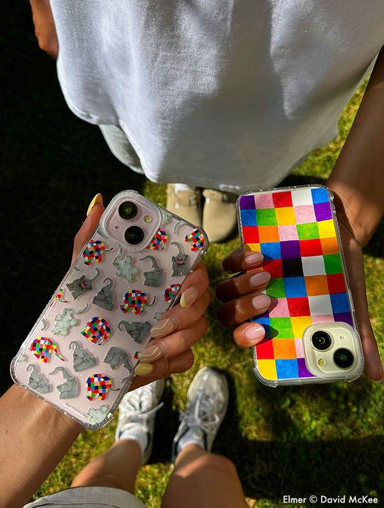 Skinnydip London Elmer Grey & Multi Shock IPhone Case