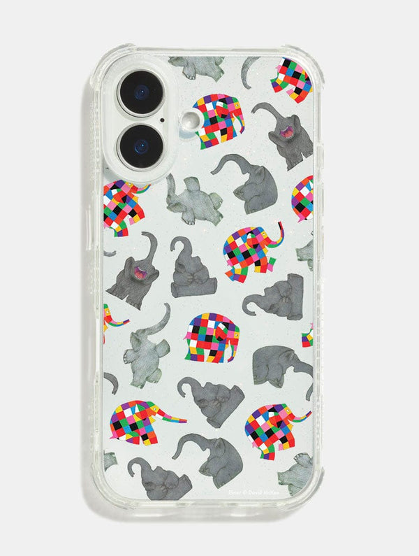 Skinnydip London Elmer Grey & Multi Shock iPhone Case