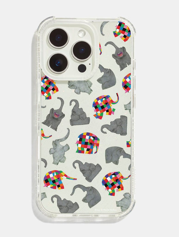 Skinnydip London Elmer Grey & Multi Shock iPhone Case