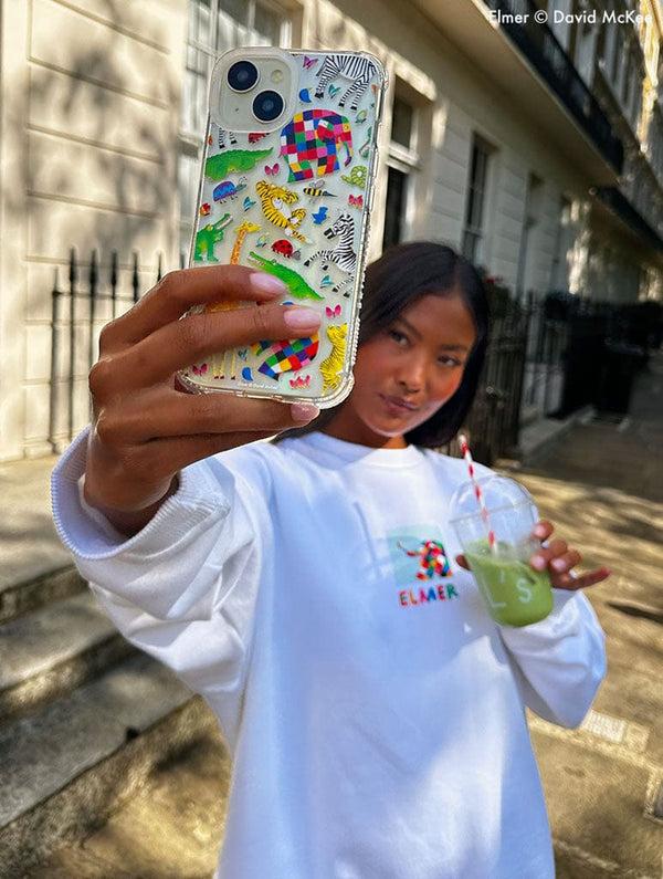 Skinnydip London Elmer Multi Character Shock IPhone Case