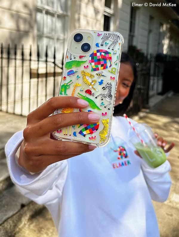 Skinnydip London Elmer Multi Character Shock IPhone Case