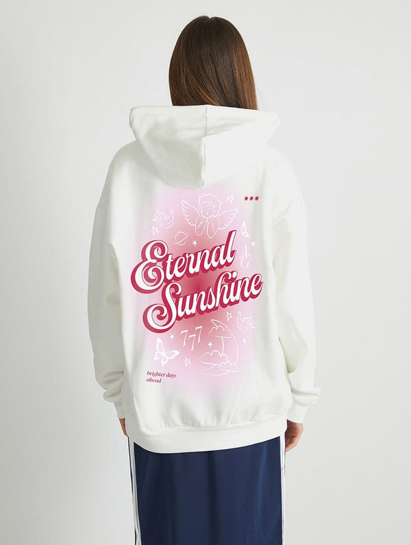 Skinnydip London Eternal Sunshine Aura Hoodie In White