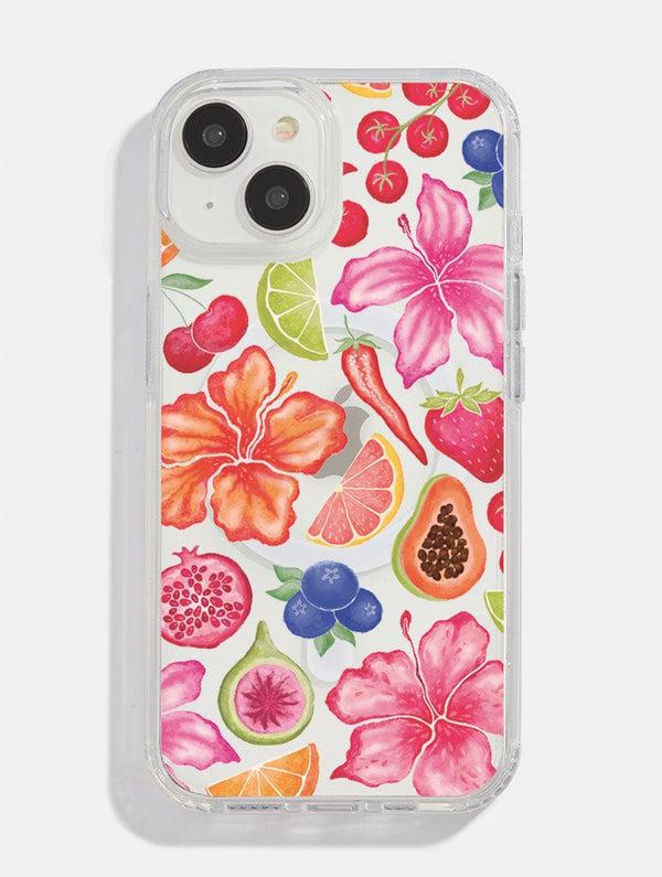 Skinnydip London Exotic Fruit & Flowers MagSafe iPhone Case