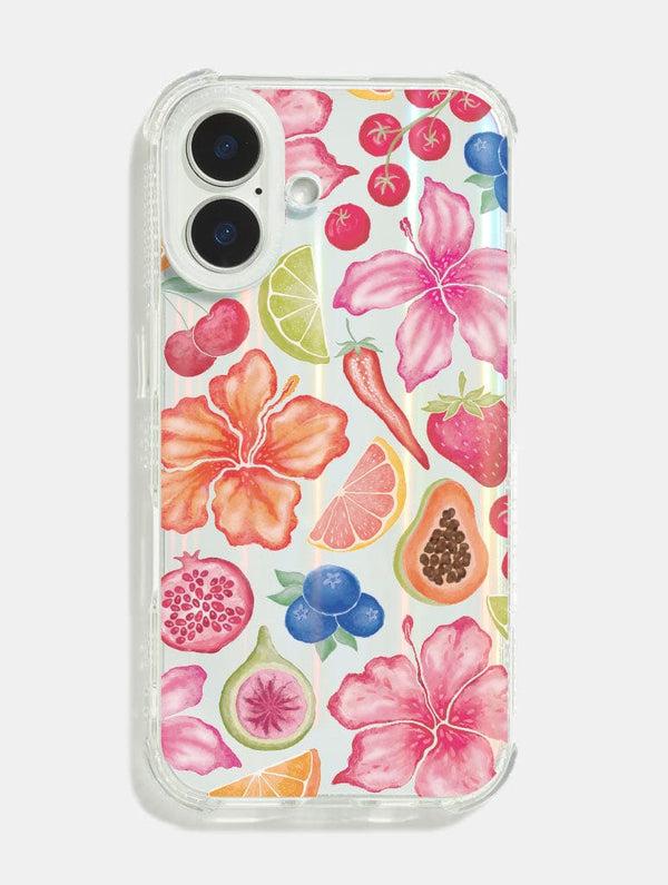 Skinnydip London Exotic Fruit & Flowers Shock iPhone Case