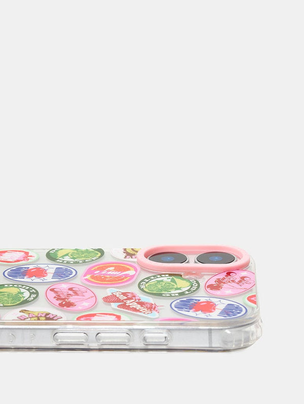 Skinnydip London Fruity Graphic Sticker Shock IPhone Case