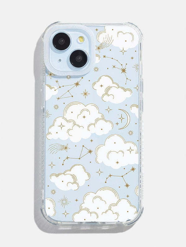 Skinnydip London Gold Celestial Cloud Shock iPhone Case