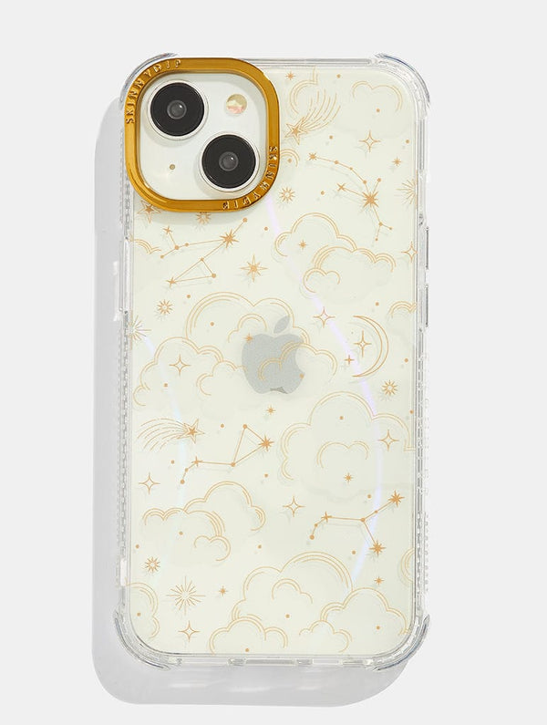 Skinnydip London Gold Celestial Cloud Shock iPhone Case