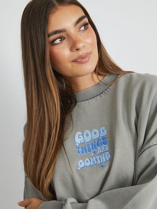 Skinnydip London Good Things Are Coming Sweatshirt – Skinnydip London