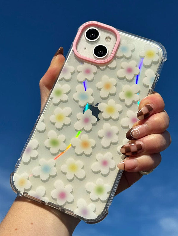 Skinnydip London Gradient Rainbow Daisy IPhone Case