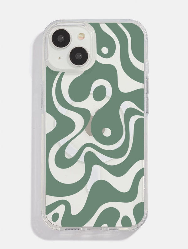 Skinnydip London Green Abstract MagSafe iPhone Case