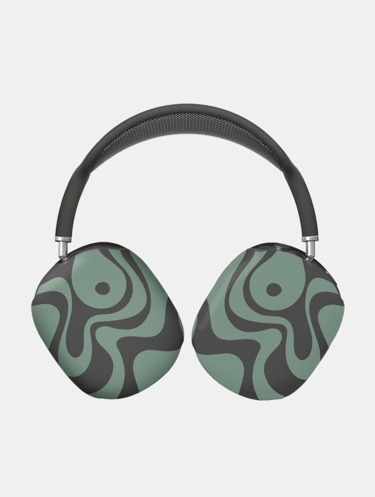 Skinnydip London Green Swirl AirPods Max Case In Matte